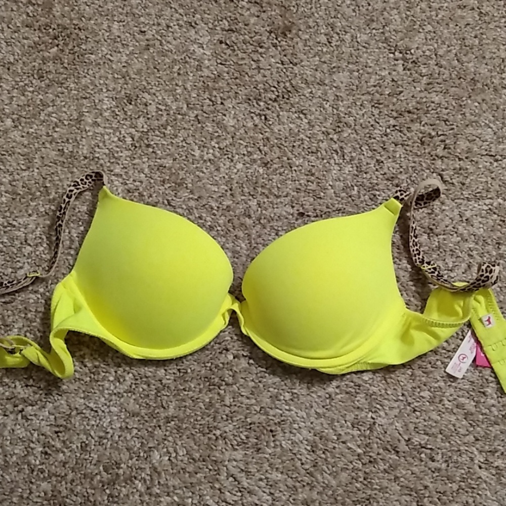 PINK 34B push-up bra